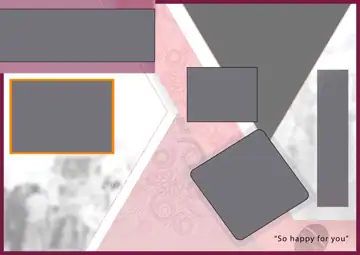 Indian Wedding Photo Album 17x24 PSD – Cinematic Floral Border Design