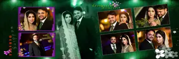 Karizma Wedding Album 12x36 PSD – Minimal Gold Frame Design
