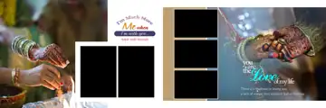 Luxury & Charming Wedding Album 12x36 PSD with Pastel Clouds