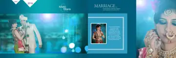 Luxury & Cinematic Wedding Album 12x36 PSD with Paisley Pattern