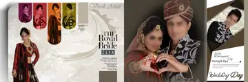 Luxury Damask Texture Wedding Album 12x36 PSD