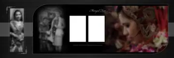 Luxury & Fresh Wedding Album 12x36 PSD with Kolam Pattern