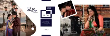 Luxury Paisley Pattern Wedding Album 12x36 PSD