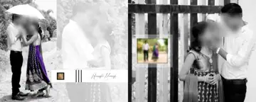 Luxury Photo Album 12x30 PSD for Wedding – Glitter Accents