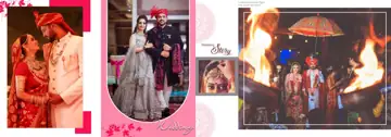 Luxury & Regal Wedding Album 12x36 PSD with Damask Texture