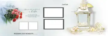 Luxury & Regal Wedding Album 12x36 PSD with Paisley Pattern