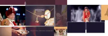 Luxury & Rich Maroon Wedding Album 12x36 PSD with Glitter Accents