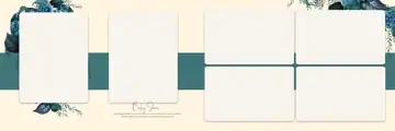 Luxury & Royal Wedding Album 12x36 PSD with Lace Ornaments
