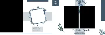 Luxury & Timeless Wedding Album 12x36 PSD with Bokeh Lights