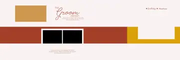 Luxury Vintage Frame Wedding Album 12x36 PSD