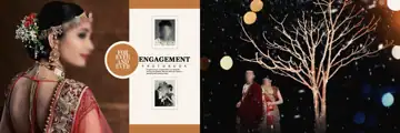 Luxury Wedding Album 12x36 PSD with Brush Strokes