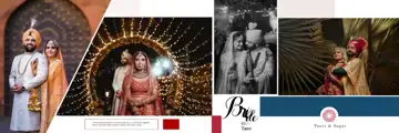 Luxury Wedding Album 12x36 PSD with Lace Ornaments