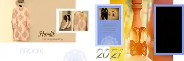 Luxury Wedding Album 12x36 PSD with Royal Arch