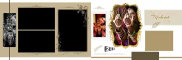 Mehndi Wedding Album 12x36 PSD – Traditional Geometric Lines Design