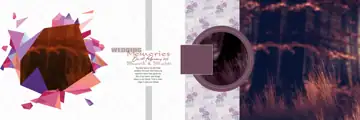 Minimal & Bright Wedding Album 12x36 PSD with Rose Petals