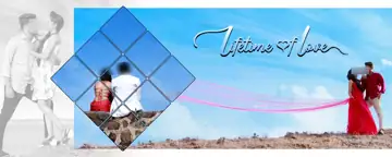 Minimal Mandala Art Pre-Wedding Photo Album 12x30 PSD