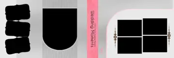 Minimal Temple Motif Karizma Wedding Album 12x36 PSD