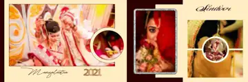 Minimal Wedding Album 12x36 PSD – Bokeh Lights