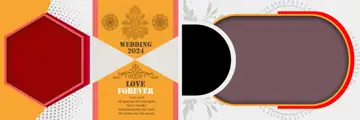Minimal Wedding Album 12x36 PSD – Rose Petals