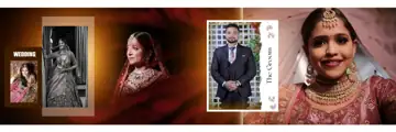 Modern Mandala Art Wedding Album 12x36 PSD