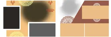 Modern Silk Texture Wedding Album 12x36 PSD