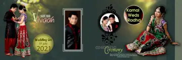 Modern & Soft Pastel Wedding Album 12x36 PSD with Pastel Clouds