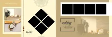 Modern Wedding Album 12x36 PSD – Mandala Art