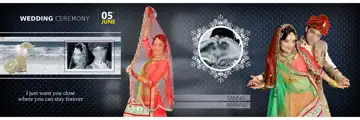 Muslim Wedding Album 12x36 PSD – Fresh Gold Frame Design