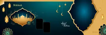 Muslim Wedding Album 12x36 PSD – Golden Peacock Art Design
