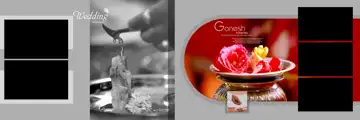 Ornate & Dreamy Wedding Album 12x36 PSD with Lotus Design