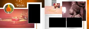 Ornate & Fresh Wedding Album 12x36 PSD with Royal Arch