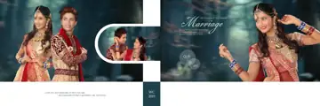Ornate Karizma Wedding Album 12x36 PSD with Royal Arch