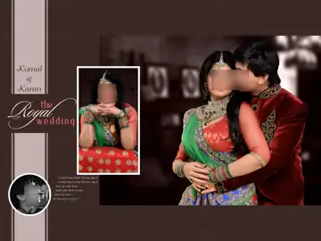 Ornate Photo Album 18x24 PSD for Wedding – Kolam Pattern