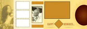 Ornate & Royal Wedding Album 12x36 PSD with Damask Texture