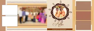 Ornate & Traditional Wedding Album 12x36 PSD with Silk Texture
