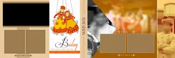Ornate Wedding Album 12x36 PSD – Paisley Pattern