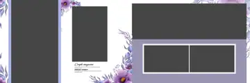Ornate Wedding Album 12x36 PSD – Pastel Clouds