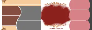 Ornate Wedding Album 12x36 PSD with Vintage Frame