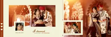 Pre-Wedding Album 12x36 PSD – Graceful Vintage Frame Design