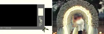 Pre-Wedding Album Background PSD in Luxury Mandala Art Style