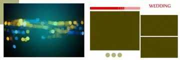 Premium & Bright Wedding Album 12x36 PSD with Geometric Lines
