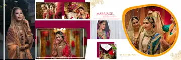 Premium Karizma Wedding Album 12x36 PSD with Watercolour Splash