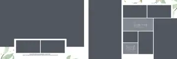 Premium & Premium Wedding Album 12x36 PSD with Brush Strokes