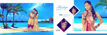 Premium Royal Arch Wedding Album 12x36 PSD