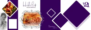 Puberty Ceremony Wedding Album 12x36 PSD – Fresh Lace Ornaments Design