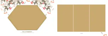 Regal & Charming Wedding Album 12x36 PSD with Geometric Lines