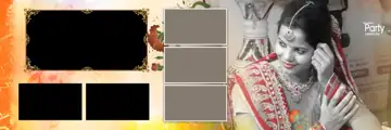 Regal & Graceful Wedding Album 12x36 PSD with Mandala Art