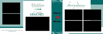 Regal Indian Wedding Album 12x36 PSD with Rose Petals