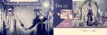 Regal & Vibrant Wedding Album 12x36 PSD with Paisley Pattern