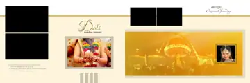 Regal Wedding Album 12x36 PSD – Watercolour Splash